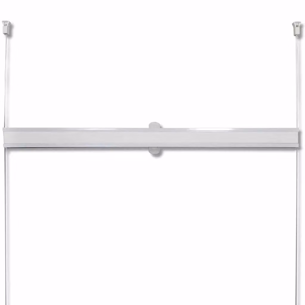 Berkfield Home White Single Pleat Polyester Plisse Blind W: 50 cm, H: 100 cm – 2