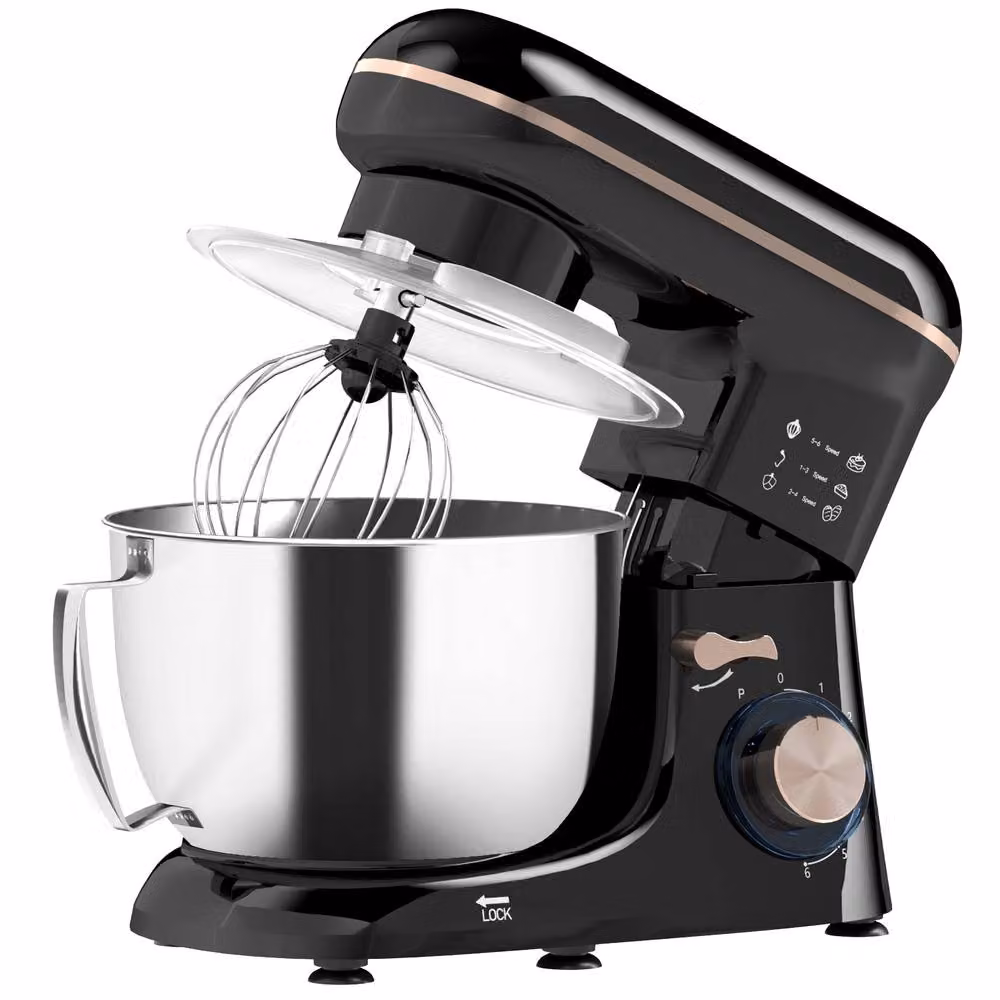 STILVORA Kitchen Stand Mixer 4.5L with 6 Speeds and Pulse Function in Black – 5