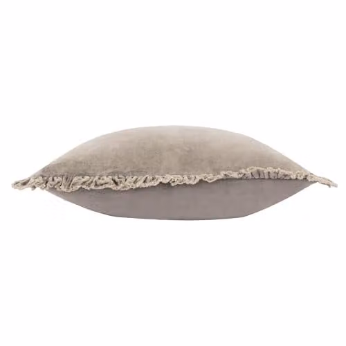 Yard Bertie Cotton Velvet Square Cushion in Beige, W/D/H: 45 x 45 x 45 cm – 2