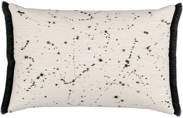 Harlequin Moho Graphic Cotton Cushion in Beige, Grey and White, W: 60 cm, D: 40 cm