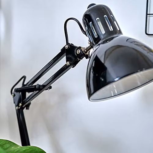 ValueLights Monda Adjustable Retro Black Metal Table Lamp – 4