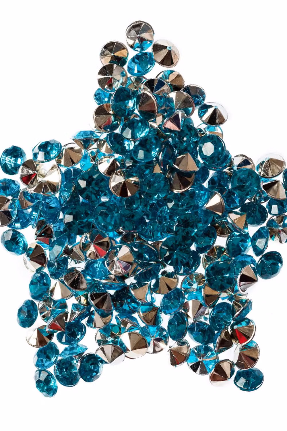 Neel Blue Acrylic Rhinestone Round Table Confetti Scatters, 2000 Pieces in Teal – 3