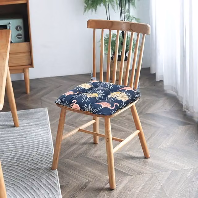 Roseley Square Seat Cushion Pads in Blue