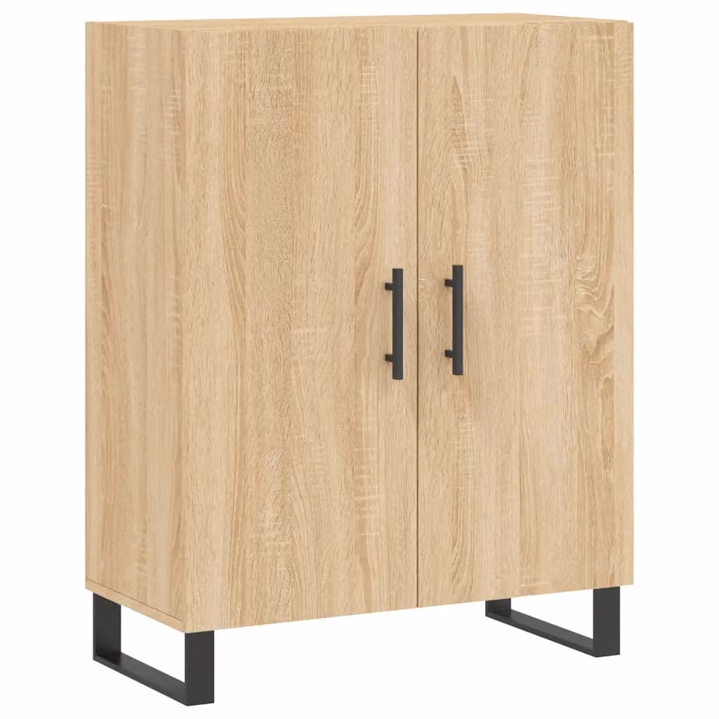Berkfield Home Sonoma Oak Sideboard in Brown, W/D/H: 69.5 x 34 x 90 cm – 2
