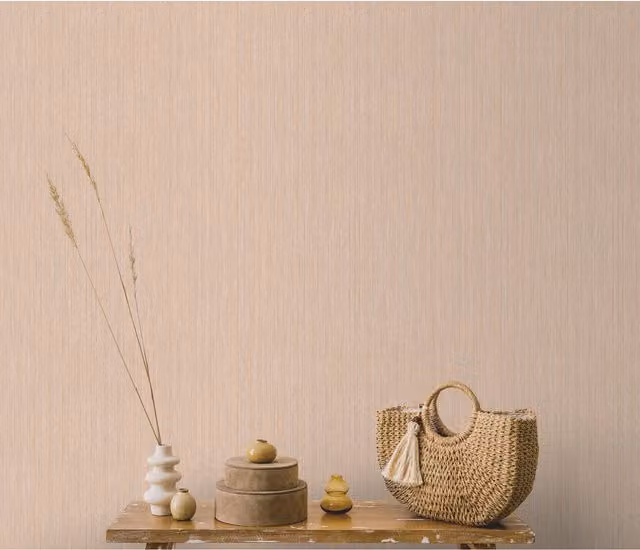 Erismann Quiet Motion Plain Orange Abstract Washable Vinyl and Paper Wallpaper