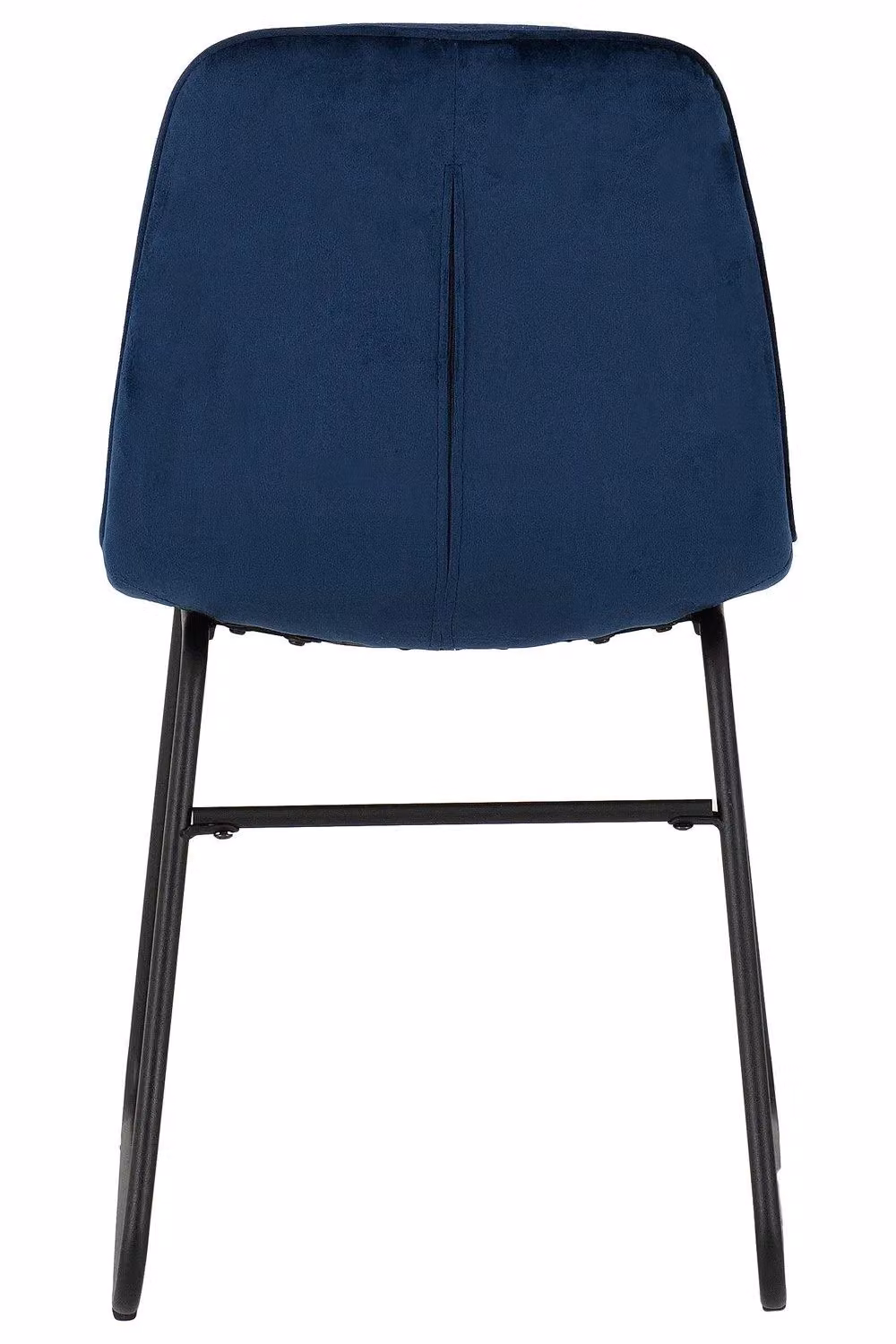 Seconique Lukas Set of 2 Blue Velvet Dining Chairs with Cantilever Metal Base – 7