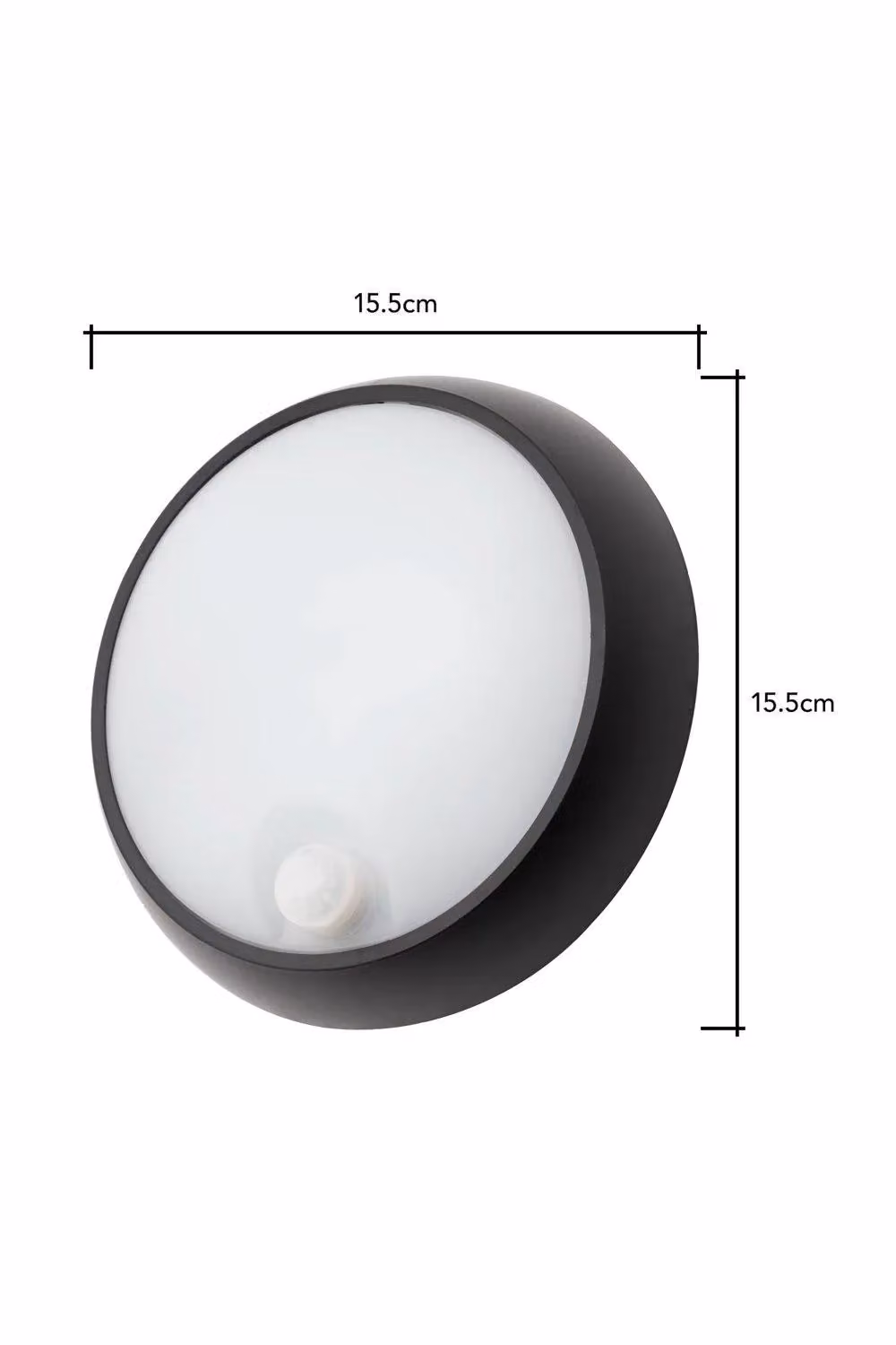 BHS Lighting Bigton 8W LED Outdoor Wall Light with Motion Sensor in Black – 4