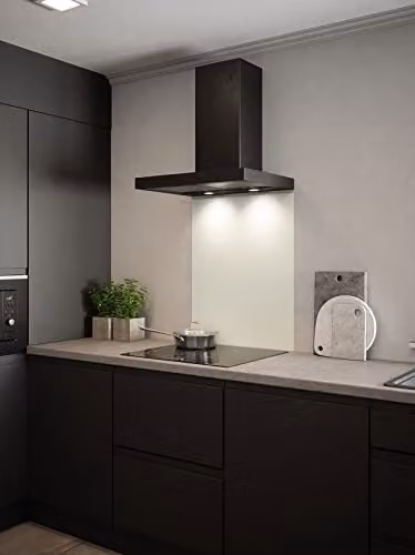 Generic Matt White Glass Kitchen Splashback, W/H: 60 x 60 cm – 2