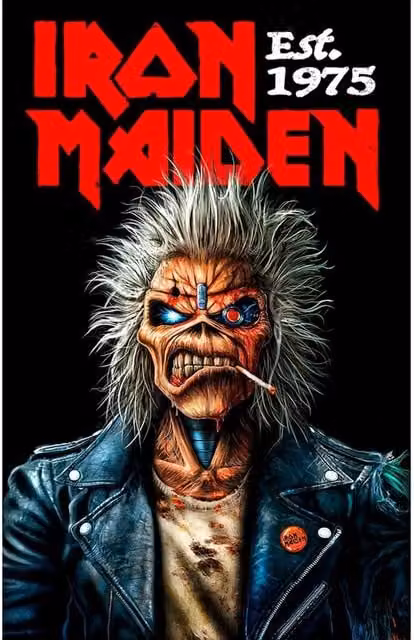 Iron Maiden Est 1975 Claw Multicolour Paper Poster, 106 x 70 cm