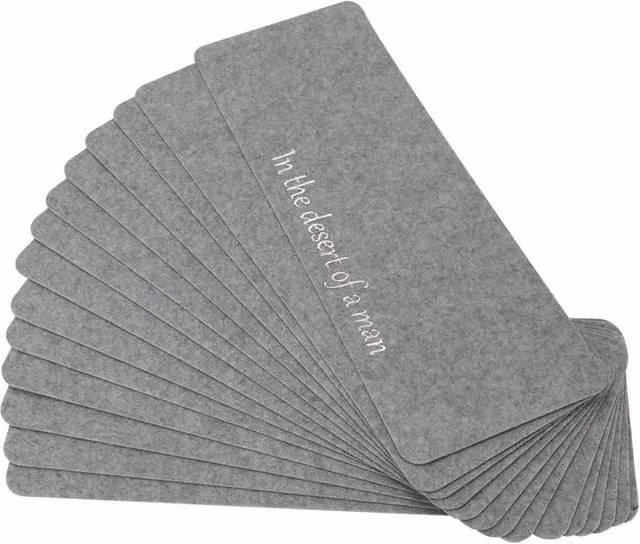 NESTLUNE 14-Piece Non-Slip Grey Polyester Carpet Stair Treads, W/D: 100 x 100 cm – 1