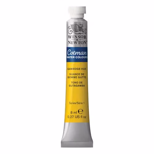 Winsor & Newton Cotman Watercolour Paint, Gamboge Hue, 8 ml – 2