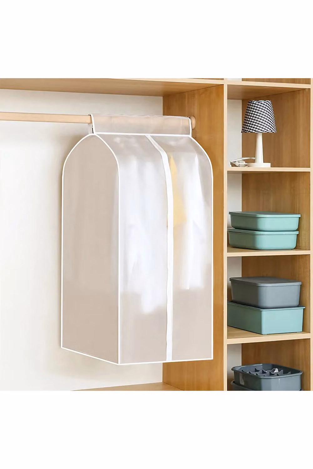 Livingandhome Transparent Hanging Garment Dust Cover – 2