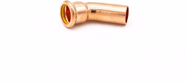 PrimaPress Pressfit Gas 22mm 45 Degree Obtuse Street Elbow - Grey