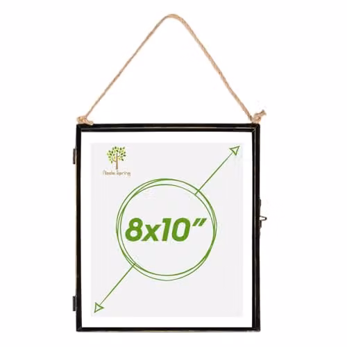 Nicola Spring Industrial Metal Hanging Photo Frame, Black, W/H: 20 x 25 cm