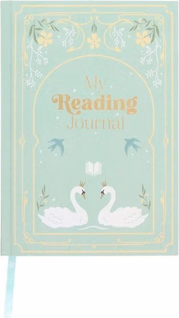 Something Different My Reading Journal A5 Lined Hardcover Notebook in Green