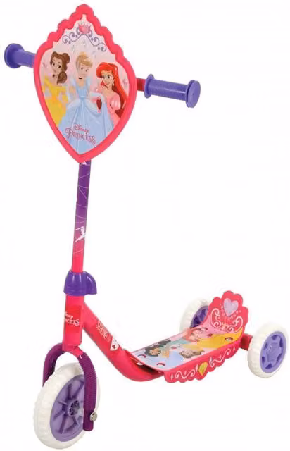 Disney Princess Deluxe Height Adjustable Tri Scooter in Pink