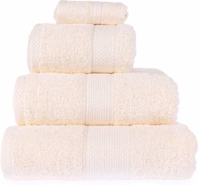 Homescapes Turkish Cotton Towel, Beige, 500 GSM, W/D/H: 130 x 70 x 1 cm – 1