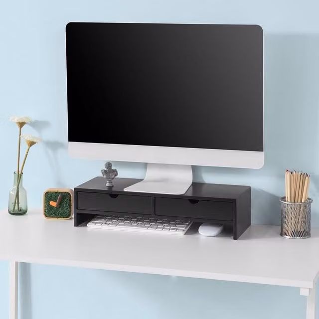 SoBuy Computer Screen Monitor Stand in Black