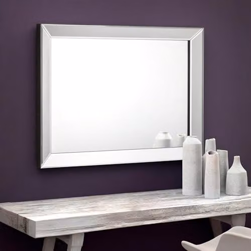 Julian Bowen Soprano Silver Rectangular Wall Mirror – 3
