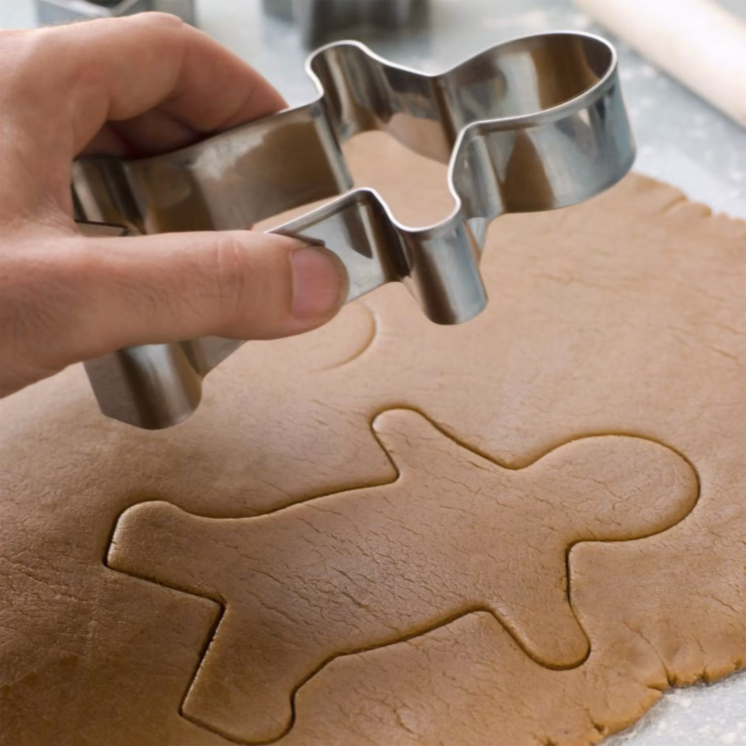 Orsina Stainless Steel Man Cookie Cutter in Silver – 2