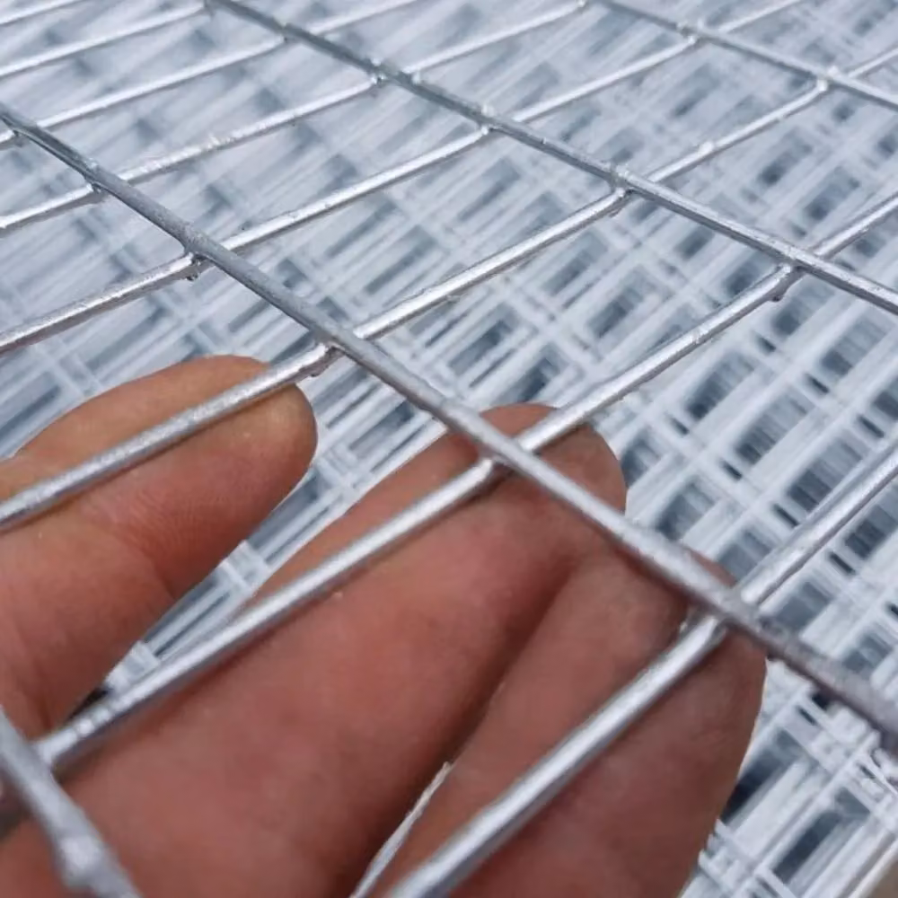 Marco Paul Silver Galvanised Steel Weld Mesh Trellis Panel W: 90 cm, H: 60 cm – 3