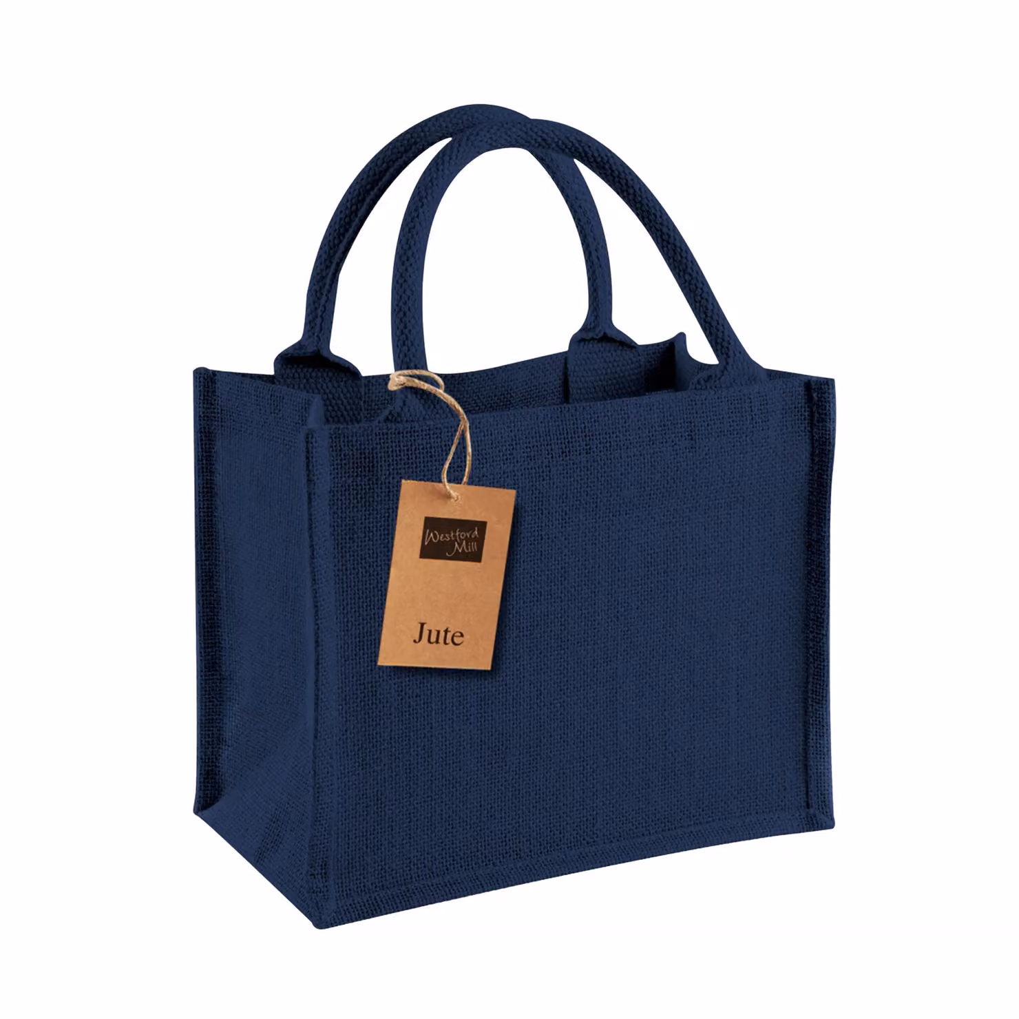 Westford Mill Mini Jute Gift Bag in Blue – 2