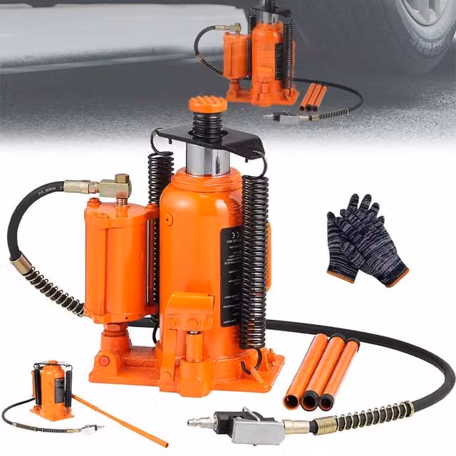 Hinsinc Air Hydraulic Bottle Jack 20 Ton in Orange – 1