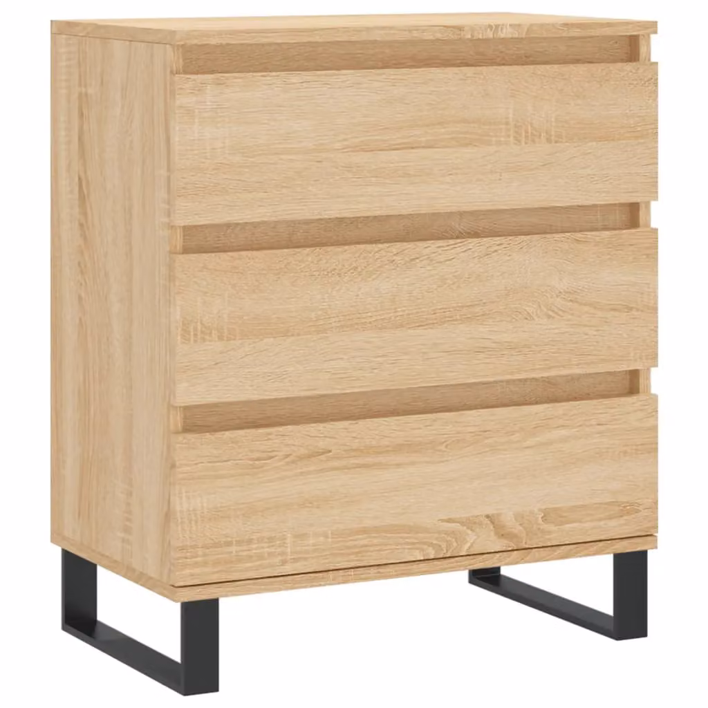 Berkfield Home Sonoma Oak Sideboard in Brown, W/D/H: 60 x 35 x 70 cm – 2