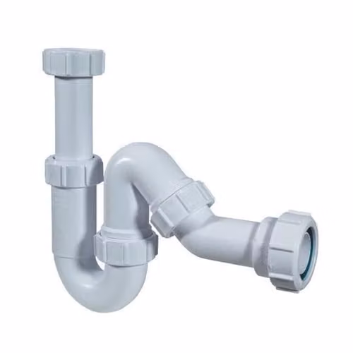 McAlpine SP10 1.25 inch 75mm Tubular Swivel All-in-One Water Seal Trap in White – 3