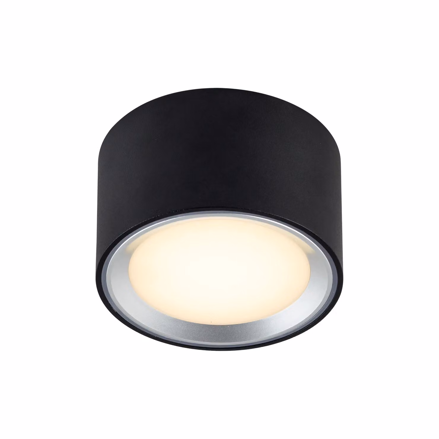 Nordlux Fallon Black Metal LED Downlight with Warm White 2700k Light – 2