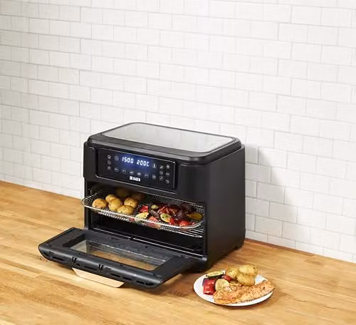 Haden 12L Digital Air Fryer in Black, 2400W with Hot Air Function and Dishwasher Safe Parts – 3