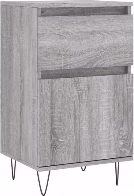 Berkfield Home Grey Sonoma Sideboard in Engineered Wood W/D/H: 40 x 35 x 70 cm – 1