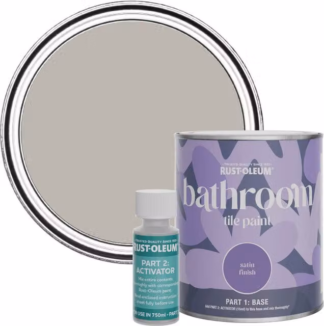 Rust-Oleum Bathroom Tile Paint in Satin Finish, Gorthleck, 0.75 l