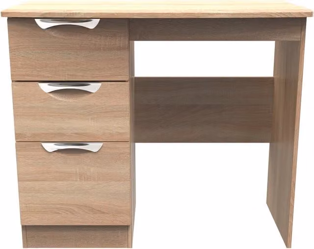 2 U Holborn 3 Drawer Vanity in Light Oak, Ready Assembled – 1