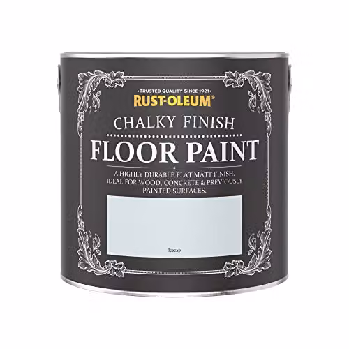 Rust-Oleum Icecap Blue Scratch-Proof Matt Floor Paint, 2.5 l – 2