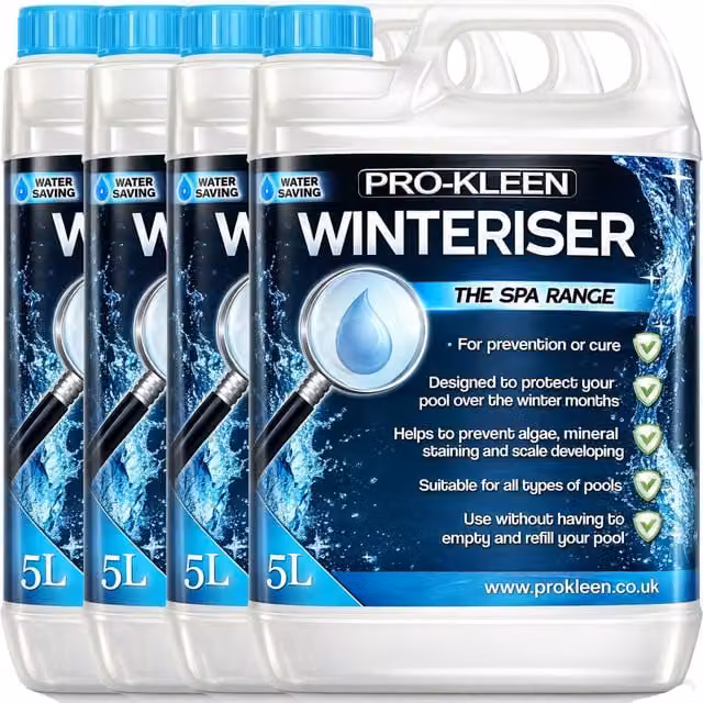 ProKleen Swimming Pool Algaecide Winteriser Liquid, 4 x 5 l
