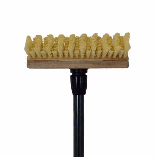 Charles Bentley Wood Bassine Broom in Sand Brown, H 140 x W 30 x D 7 cm – 5
