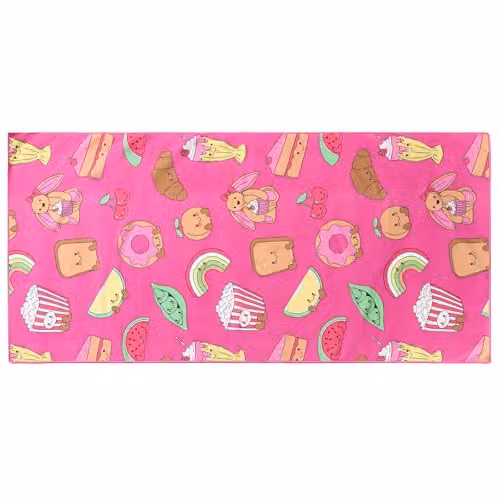 OHS Sweetie Pies Microfibre Beach Towel, Pink, W: 71 cm, L: 152 cm – 2