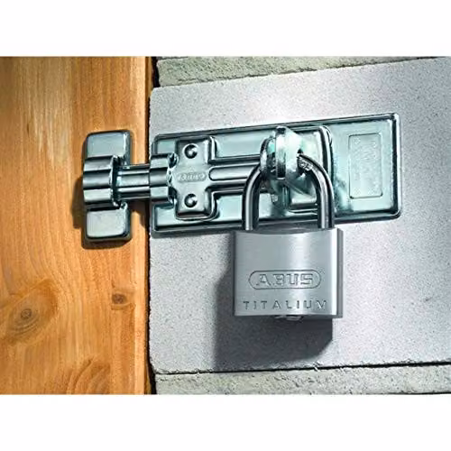 ABUS Titalium Aluminium Padlock in Silver and White – 2