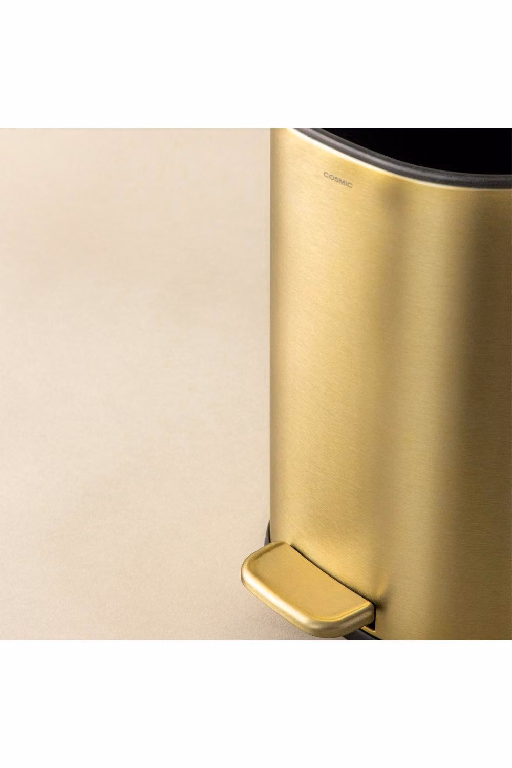 Cosmic Start Collection Matt Copper Pedal Bathroom Bin with 5L Capacity and Soft Close Feature – 3