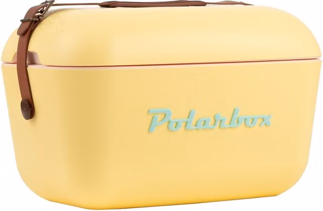 Polarbox Retro 12L Coolbox in Yellow