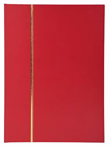 Exacompta Classic Stamp Album in Red Faux Leather with 32 Pages, W: 22.5 cm, H: 30.5 cm – 1
