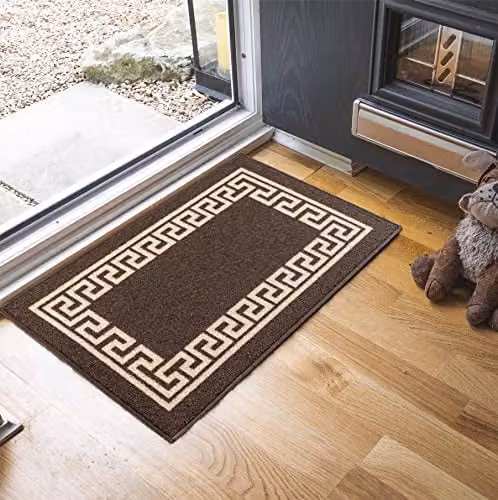 Serdim Rugs Havana Washable Non-Slip Kitchen Floor Mat, Brown, W: 57 cm, D: 90 cm