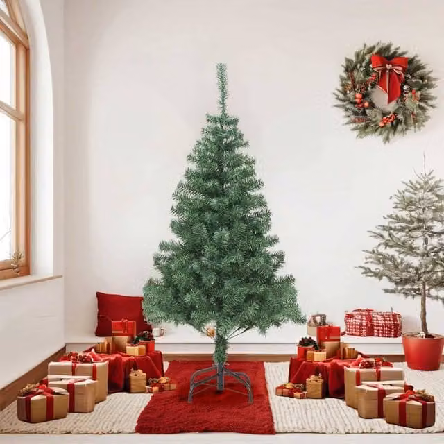 Berkfield Home Artificial Green Christmas Tree with Stand, Height: 180 cm – 1
