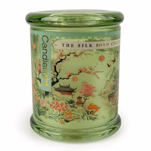 Candlelight Chengdu Luxury Scented Sakura Blossom Candle, Green, 300g