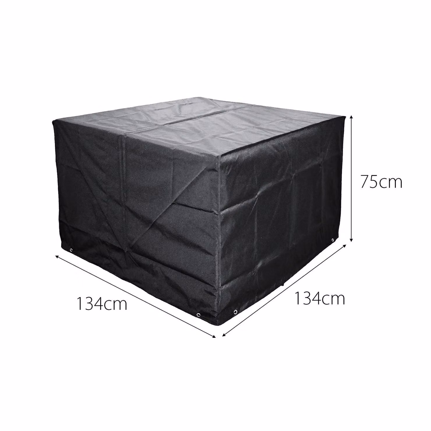 Cozy Bay EZBreathe 8 Seat Cube Set Cover in Black – 2