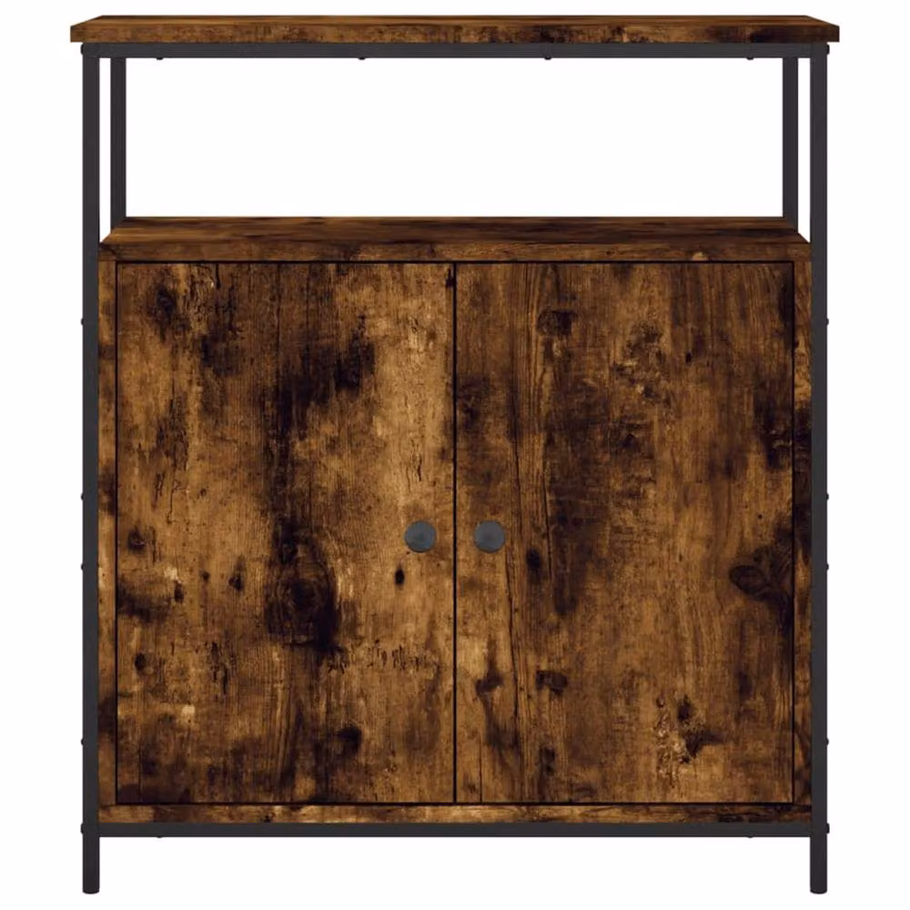 Berkfield Home Smoked Oak Sideboard in Brown, W/D/H: 70 x 30 x 80 cm – 4