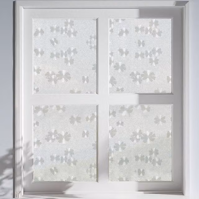 Lifeideas Self-Adhesive Translucent White 3D Privacy Window Film