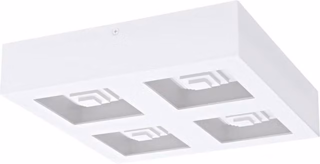 Loops Modern White Cube Wall and Ceiling LED Light W/D/H: 270 x 270 x 270 mm
