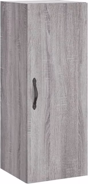 Berkfield Home Wall Mounted Cabinet in Grey Sonoma, W/D/H: 34.5 x 34.0 x 90.0 cm – 1